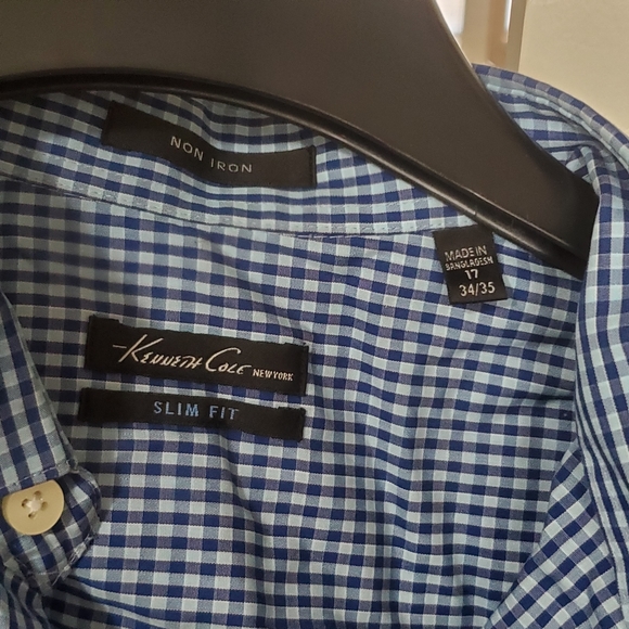 Kenneth Cole Mens Button Down Shirt - Picture 3 of 5